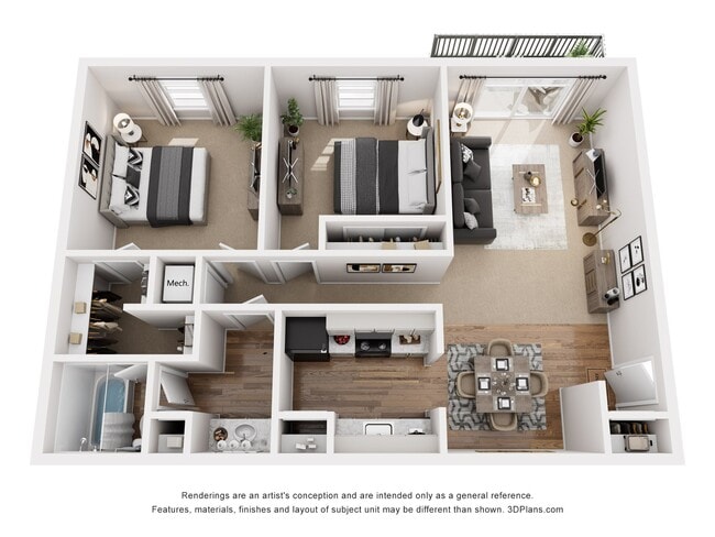 Floorplan - Sage Hill Apartments