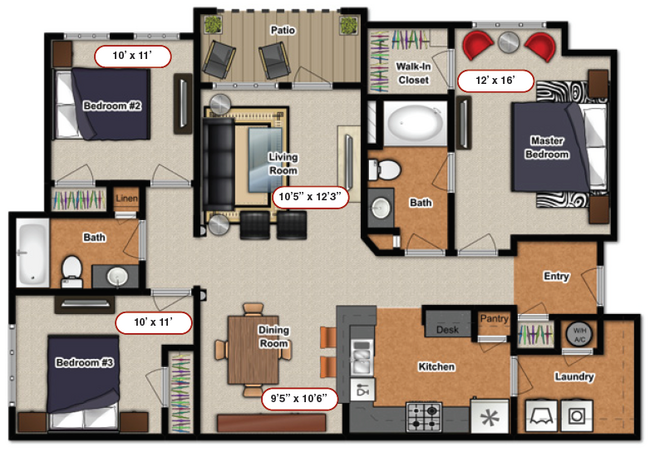 Floorplan - Northpoint Villas