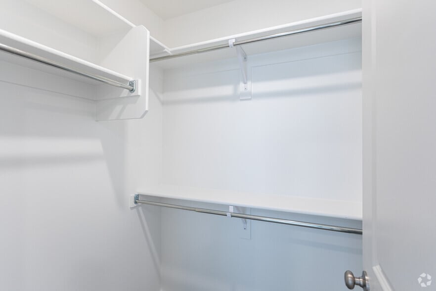 3BR, 2.5BA - 1,332SF - Primary Bedroom Closet - Innovation Park at Holbrook Farms