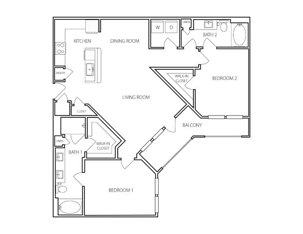 Floorplan - The Milo on Westheimer