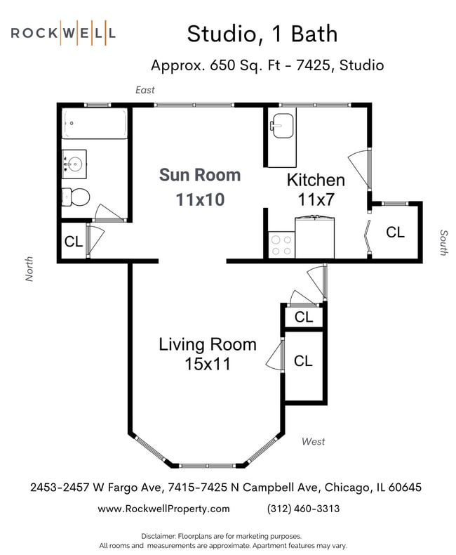 7425 N Campbell - Studio - Fargo/Campbell