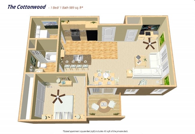 The Cottonwood - Laguna Terrace Apartments