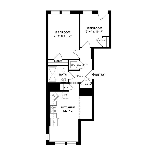 Floorplan - Clearway Apartments