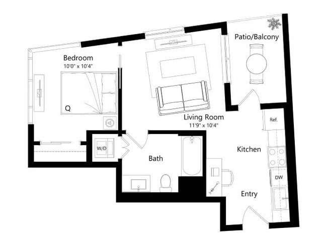 Floorplan - The Santa Monica Collection - 1650 Lincoln