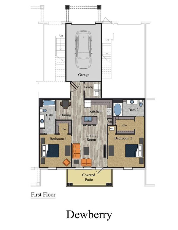 Floorplan - Meridian Park Apartments