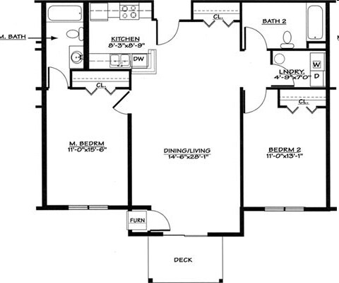 The Dogwood - Royal Oak Condos & Willows of Greys Lake Apts