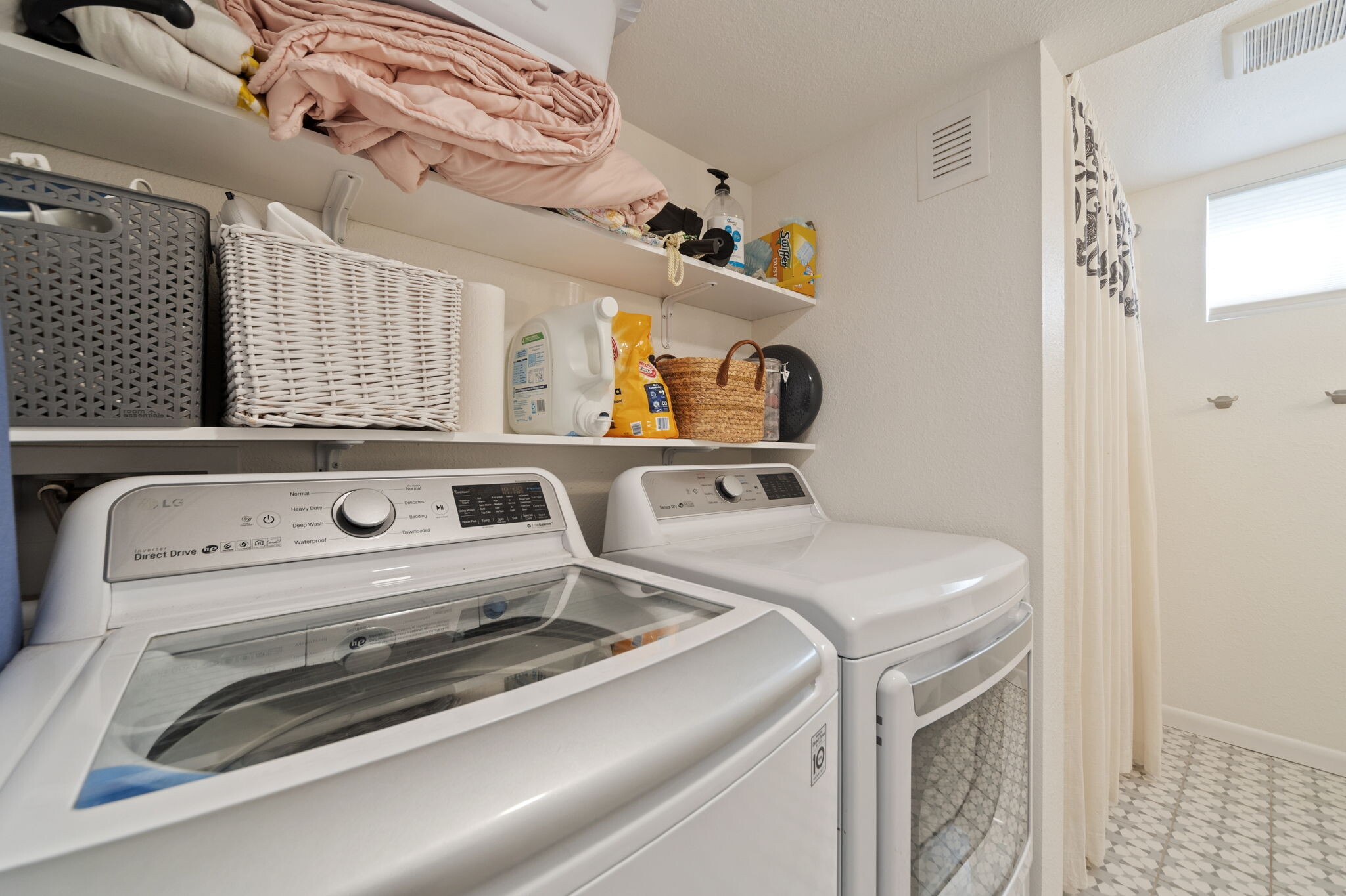 Convenient in-home laundry area with updated appliances. - 3418 Stratton Dr