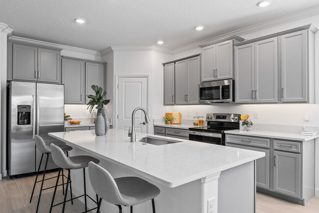 Model Kitchen - The Enclave at Twin Rivers