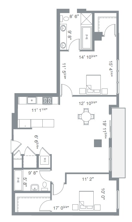 2BR/2BA - Watermark Condos