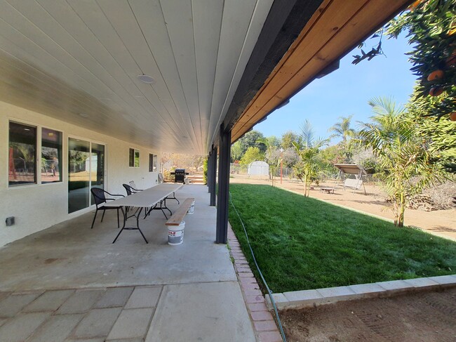 Backyard patio - 11261 Berry St