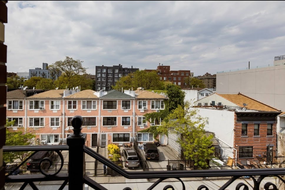 View from Front of Floor-through Unit - 504 Maple St