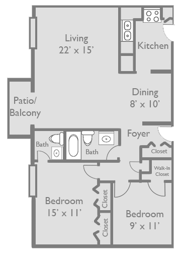Floorplan - Axis at Westmont