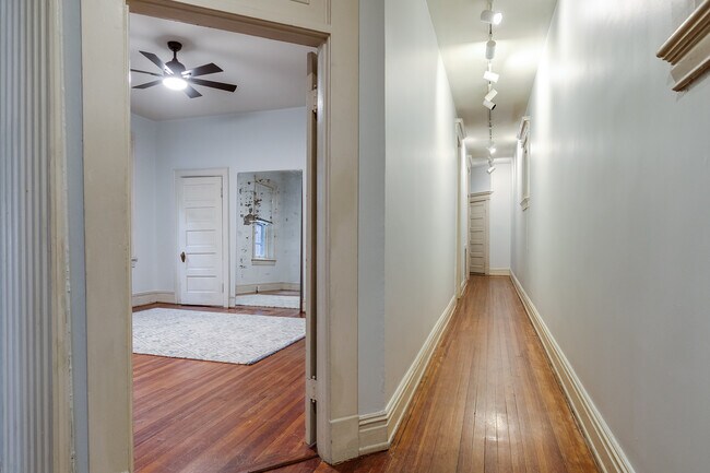 Hallway with View of Bedroom One to the Left - 1809 Park Ave