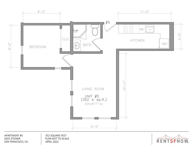 Floorplan - 1025 Steiner