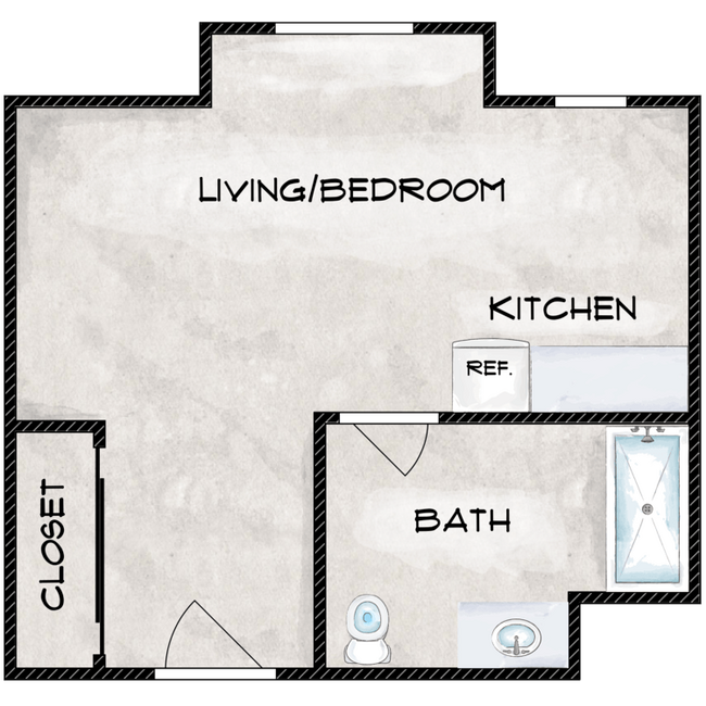 Floorplan - 3 Square