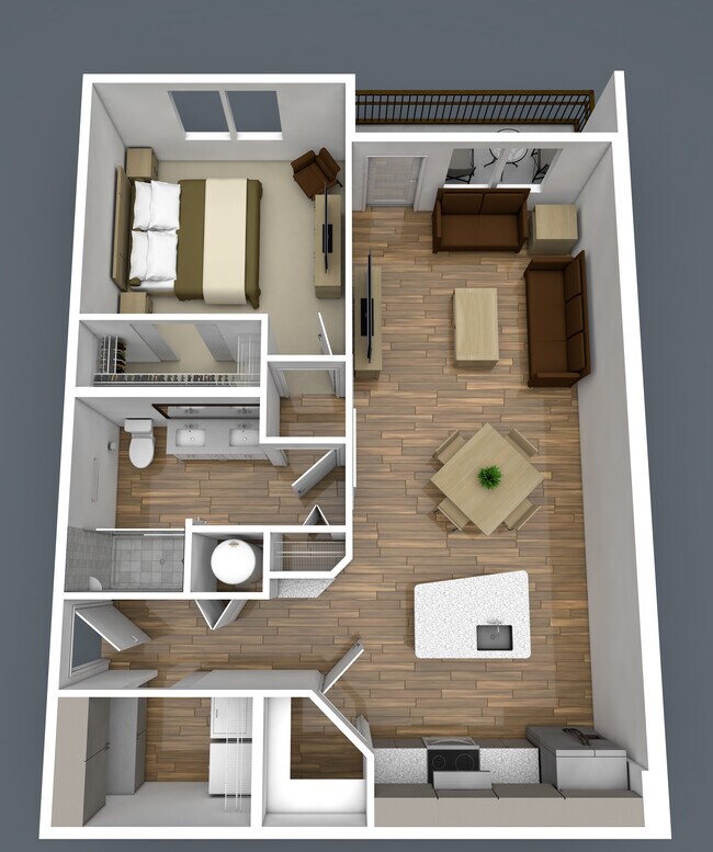 Floorplan - Centre Pointe Apartments
