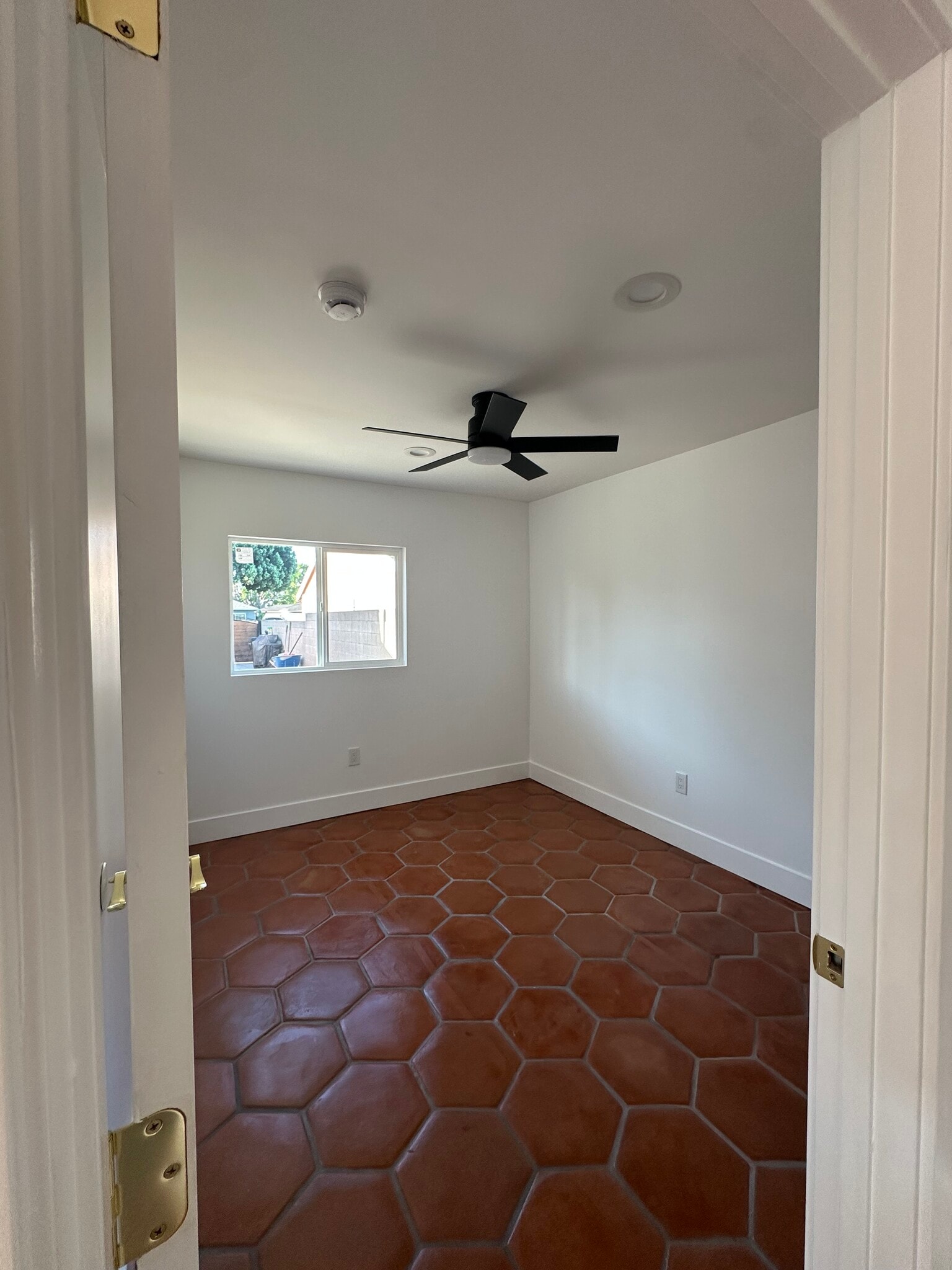 Bedroom with ceiling fan - 8409 Adoree St