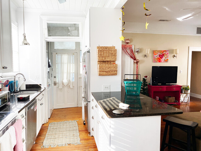 Marble Countertop Overlooking Living Room - 206 Calhoun St