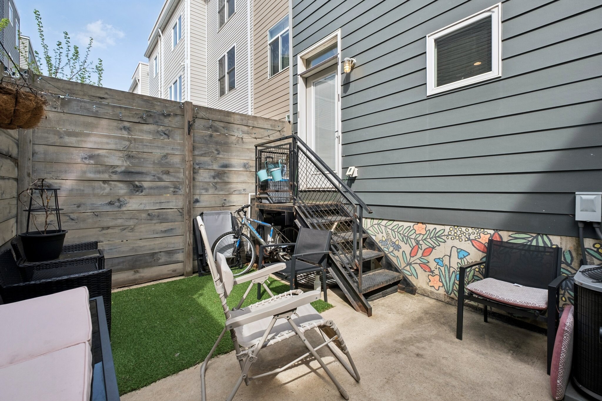Back Patio Fenced In with Alley Access - 1210 N. 27th Street