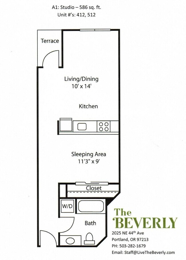 Floorplan - The Beverly