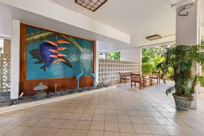 Building Photo - High floor, corner unit at Makiki Towers. Partially furnished, renovated 2-bedroom, 1.5 bathroom ...