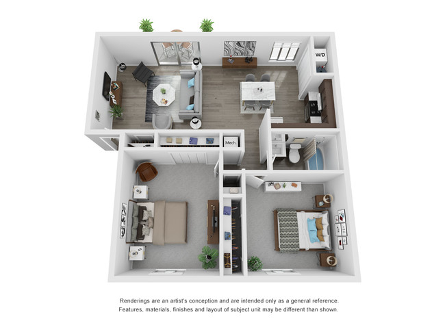 Floorplan - Park Place Apartments