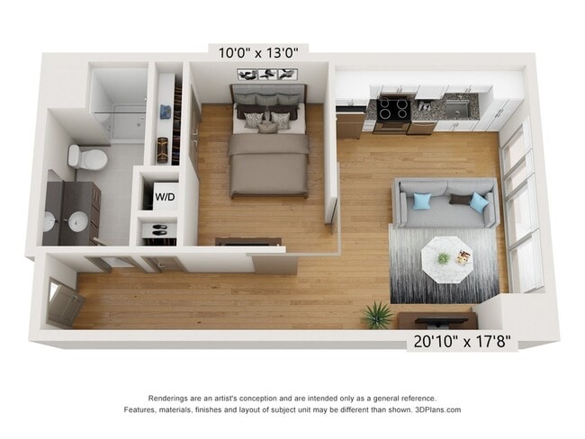1 Bedroom - The Collins