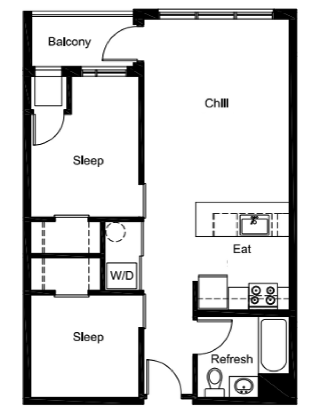 Floorplan - Outfield Ball Park Lofts