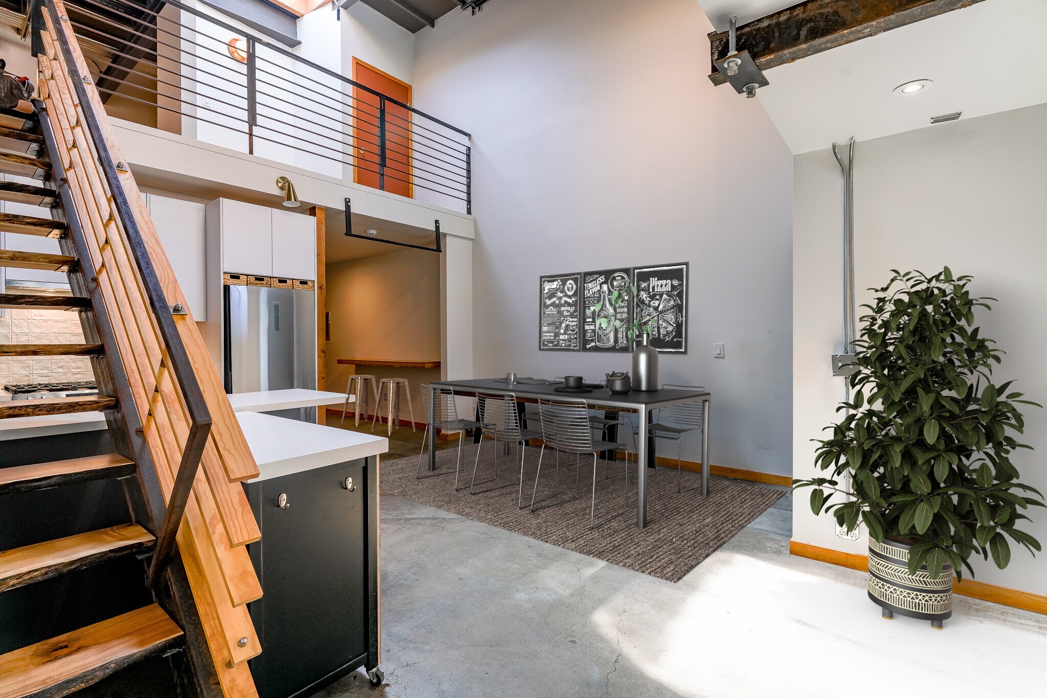 Dining Area - Virtually Staged - 2323 Magnolia St