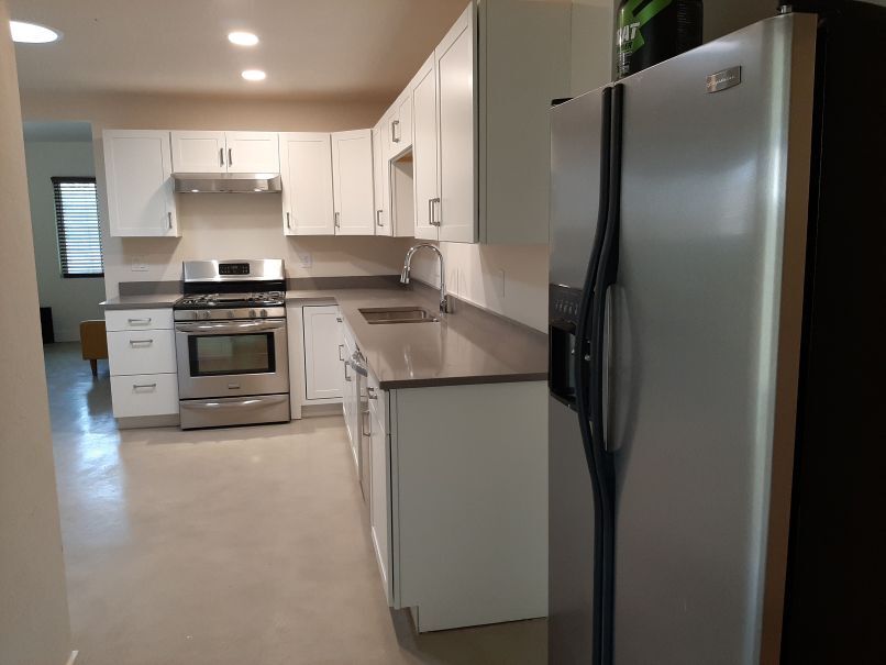 kitchen from back door - 1434 E Elm St