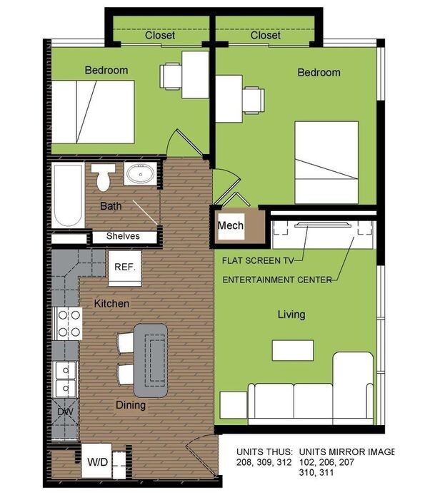 Floorplan - 512 E Stoughton St