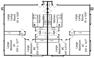 4 BEDROOM FLOOR PLAN - 515 E Burlington St