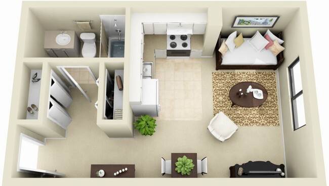 Floorplan - Gaslight Apartments