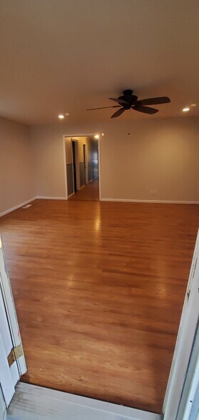 Living room from front door - 316 N Hill St