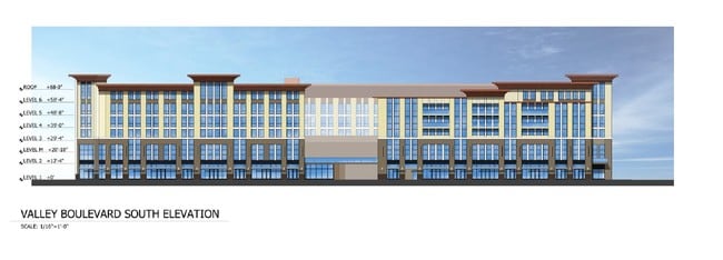 Rendering Elevation Plan - The Hyatt Hotel and Residences Project