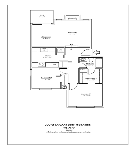 Floorplan - Courtyard at South Station