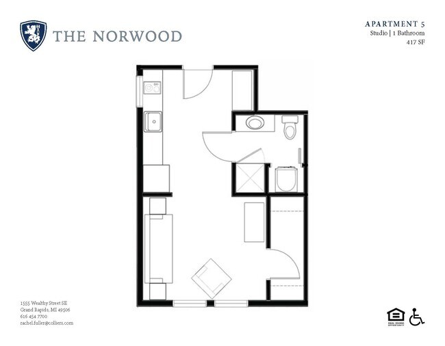 Studio 2 - The Norwood Apartments