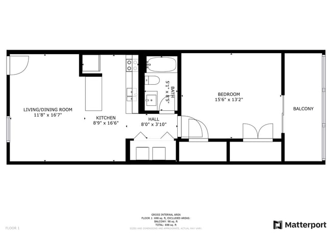 Floorplan - Silver Creek Apartments | 1-3 Bedroom Apartments in Gainesville, FL