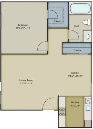 1BR/1BA - Timberwood