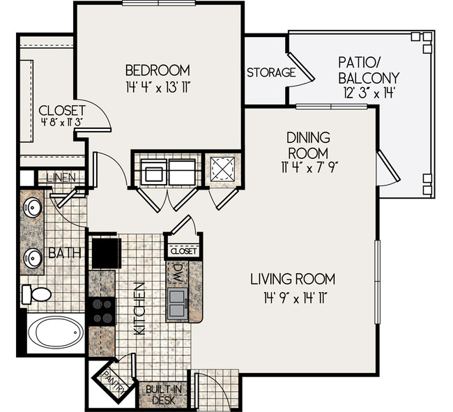 A5 Floorplan - Clairmont at Brier Creek