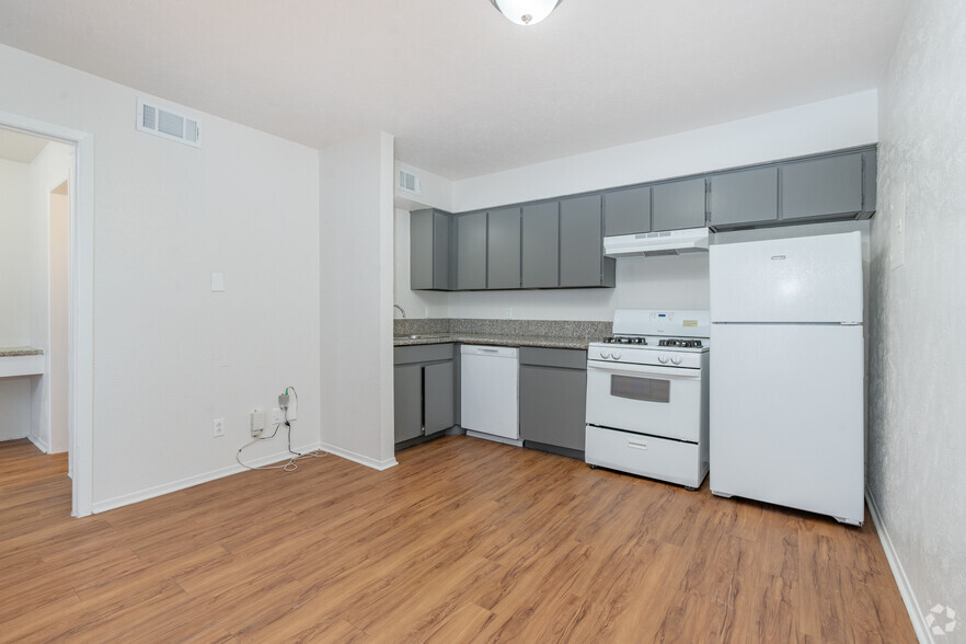 Efficiency - 300SF - Kitchen - The Cluster Apartments