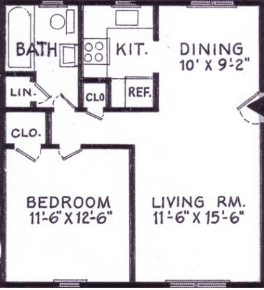 Floorplan - Granite Hill Apartments (Age 55 & over only)