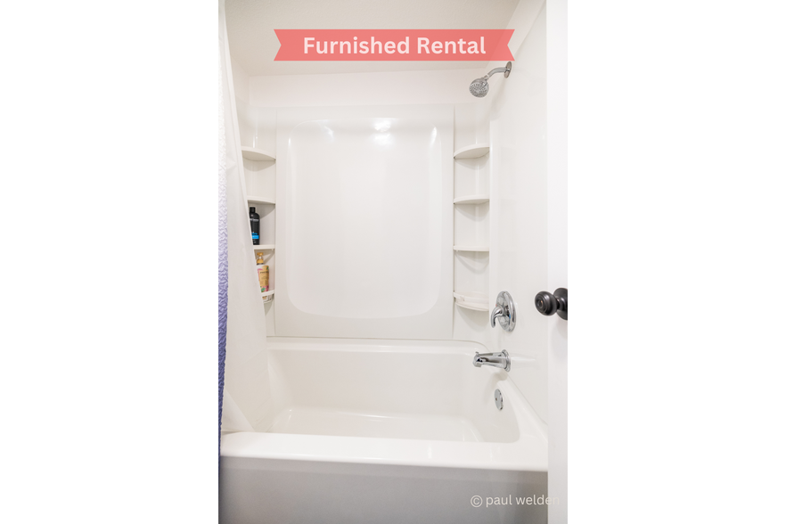 large shower (now with removable handheld) - 1111 E University Dr