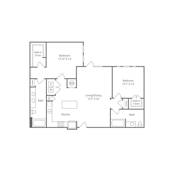 Floorplan - The Fairmount at Oak Lawn