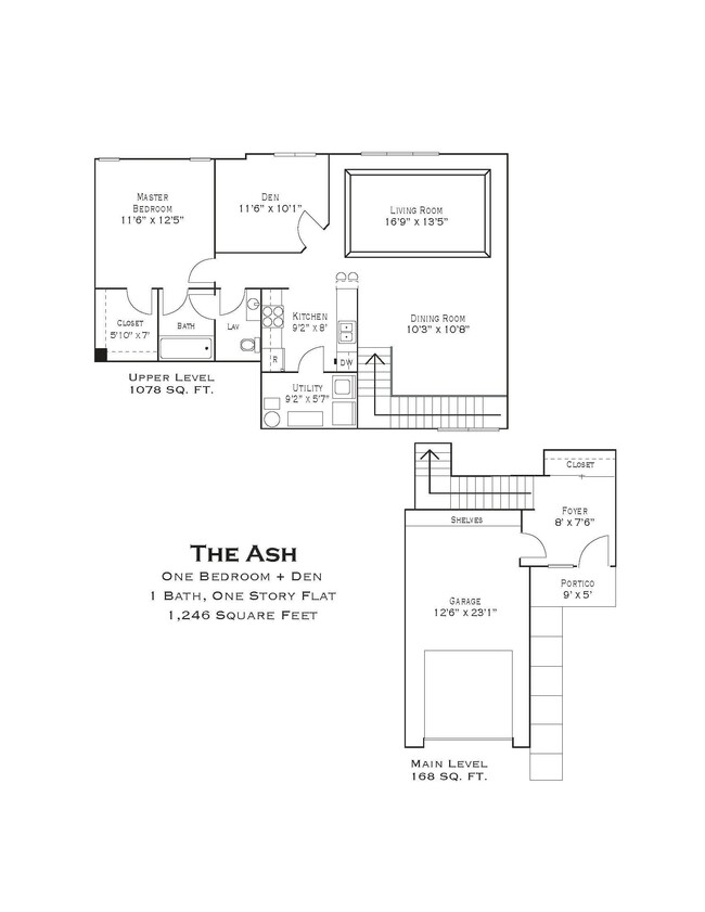 Floorplan - Cedar Pointe Townhomes