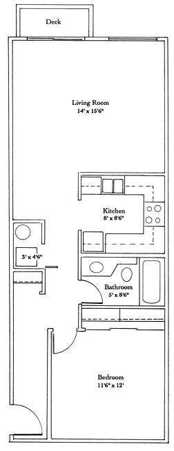 2BR/1BA - Ivy Court Apartments