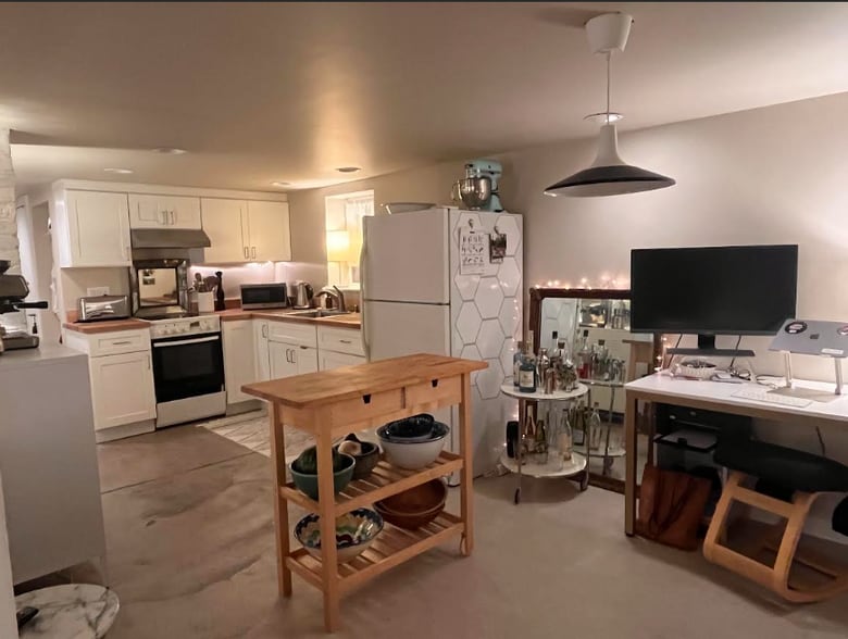View of kitchen and workspace - 2520 N Drake Ave