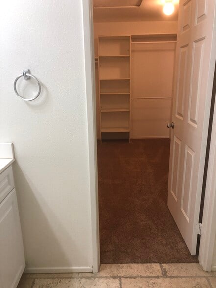 Master bedroom walk in closet . - 6395 Delgado Ln