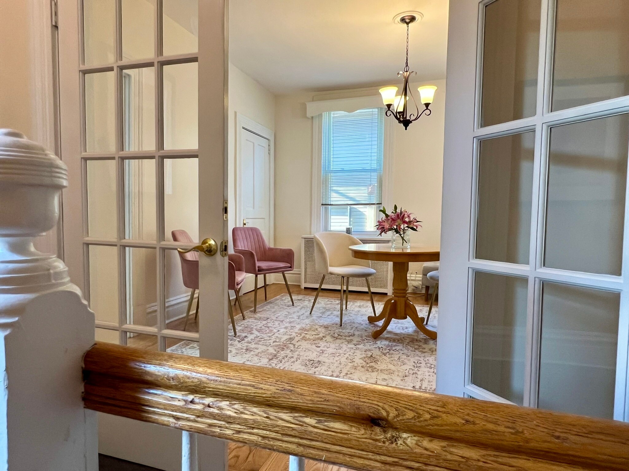 Glass French doors Entrance - 364 Lehigh Ave