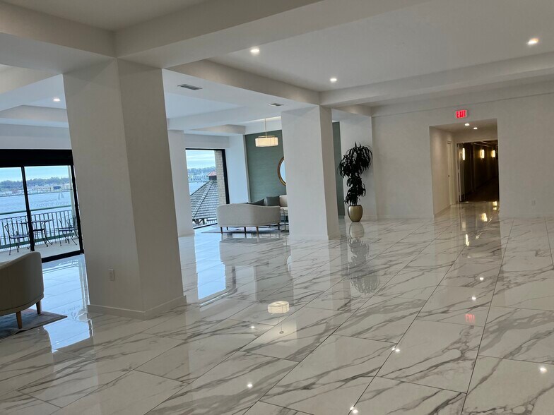 riverfront views of remodeled entrance - 501 Slaters Ln